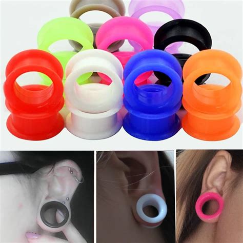 silicone ear tunnels|silicone ear tunnels bad.